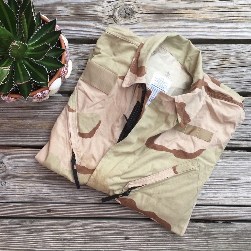 Authentic USA Military Coveralls Jumpsuit Mechanic Desert Camouflage Camo